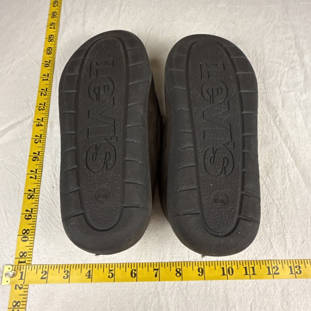 Levi's Mens Brown Slippers LG 9.5-10.5 Relaxed Comfort Indoor/Outdoor Old Money - Picture 8 of 12